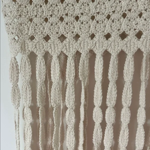 VICI Sweet Escape Fringe Crochet Crop Top & Maxi Skirt Set- large - Picture 12 of 12